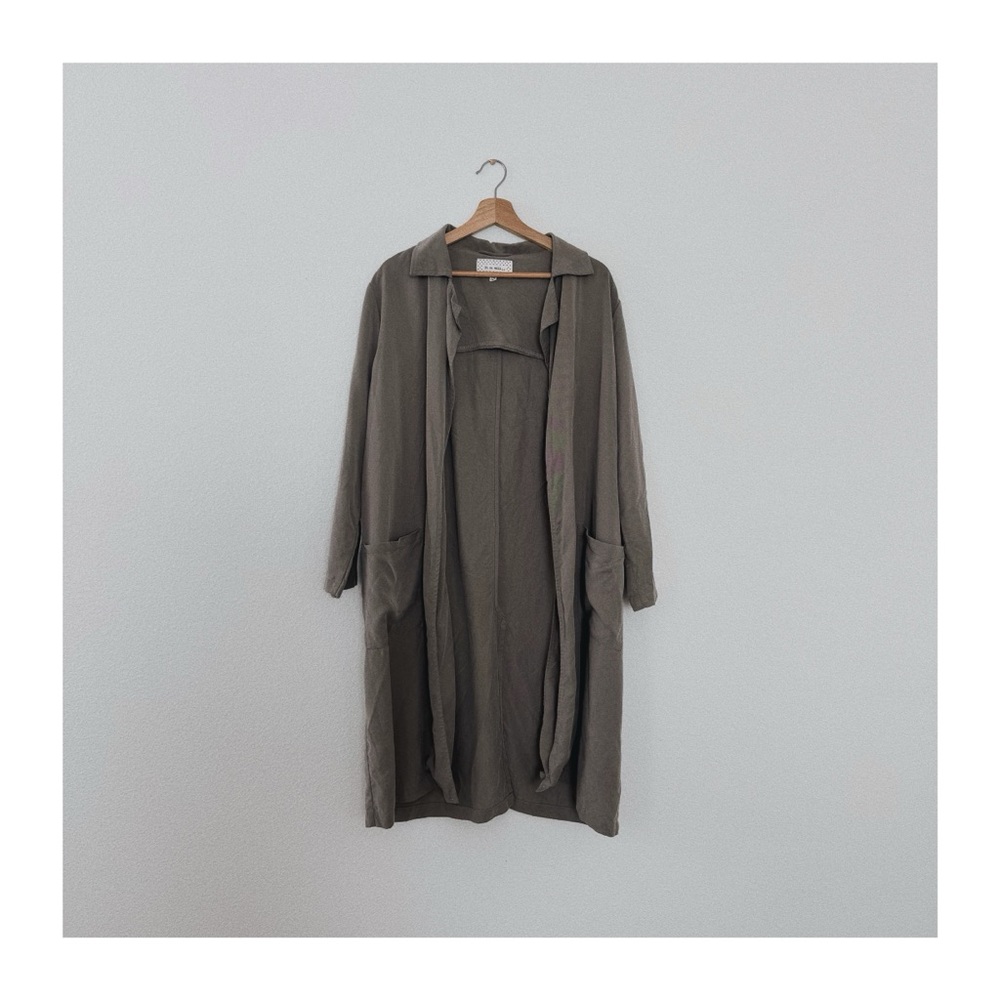 it is well la tencel trench coat